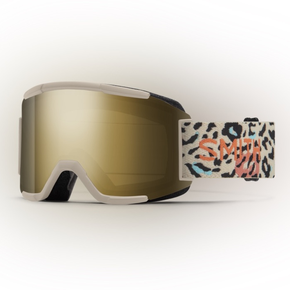 Smith Squad MAG ChromaPop Cheetah Print Ski Goggles